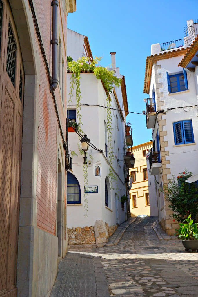 Alley way in Sitges Spain