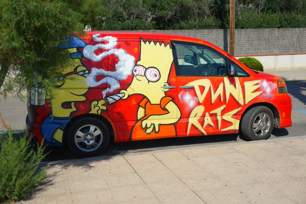 Dune rats van in Sitges Spain