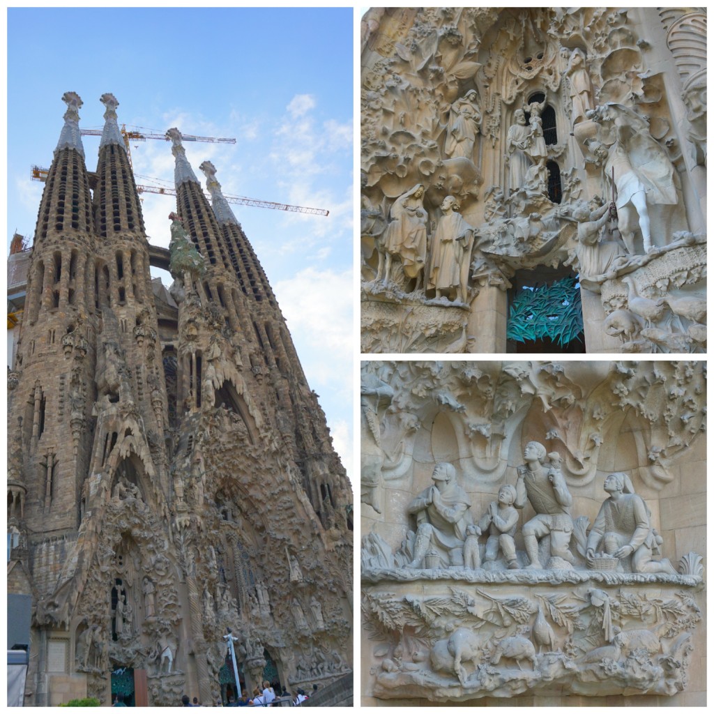 La Sagadra Familia in Barcelona, Spain