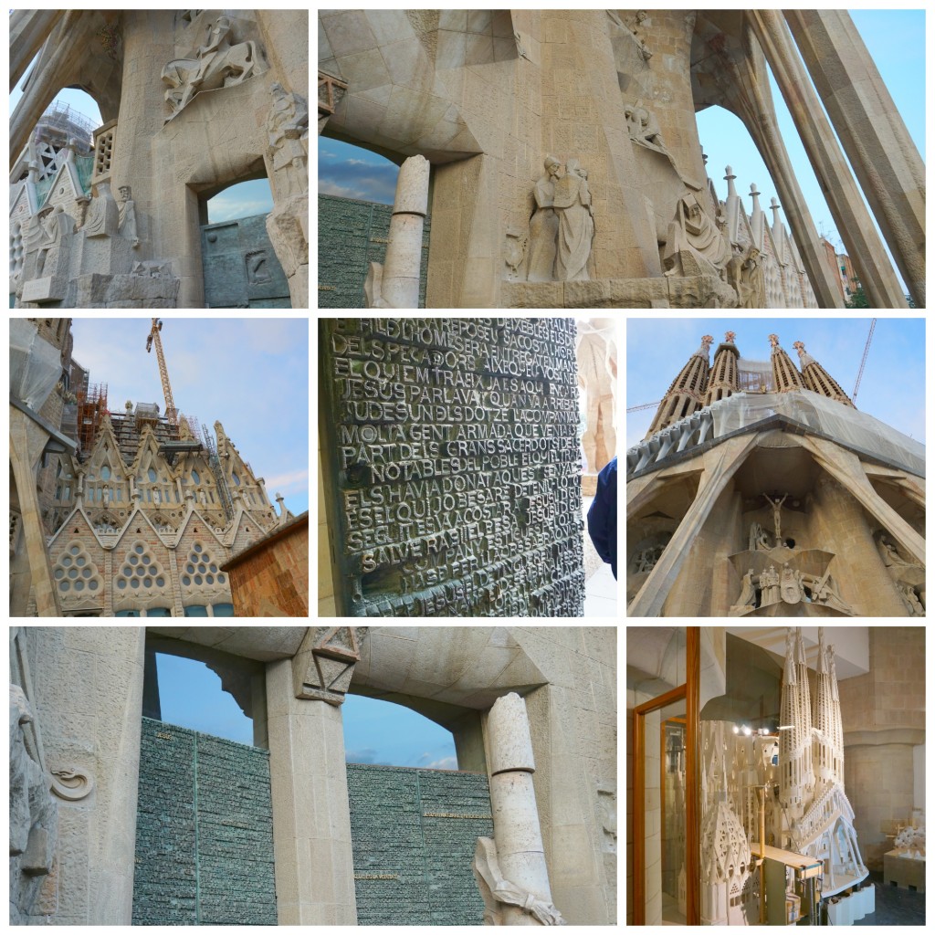 Basilica de La Sagadra Familia in Barcelona, Spain