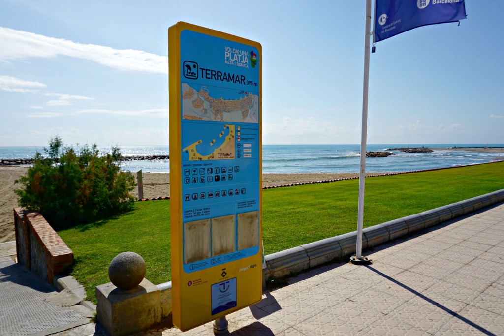 Terramar beach, Sitges, Spain