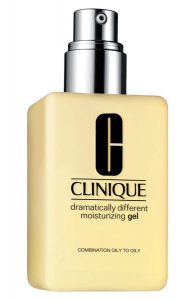 Clinique Dramatically Different Moisturizing Gel is a light moisturizer for day or night. It's great for oily skin.