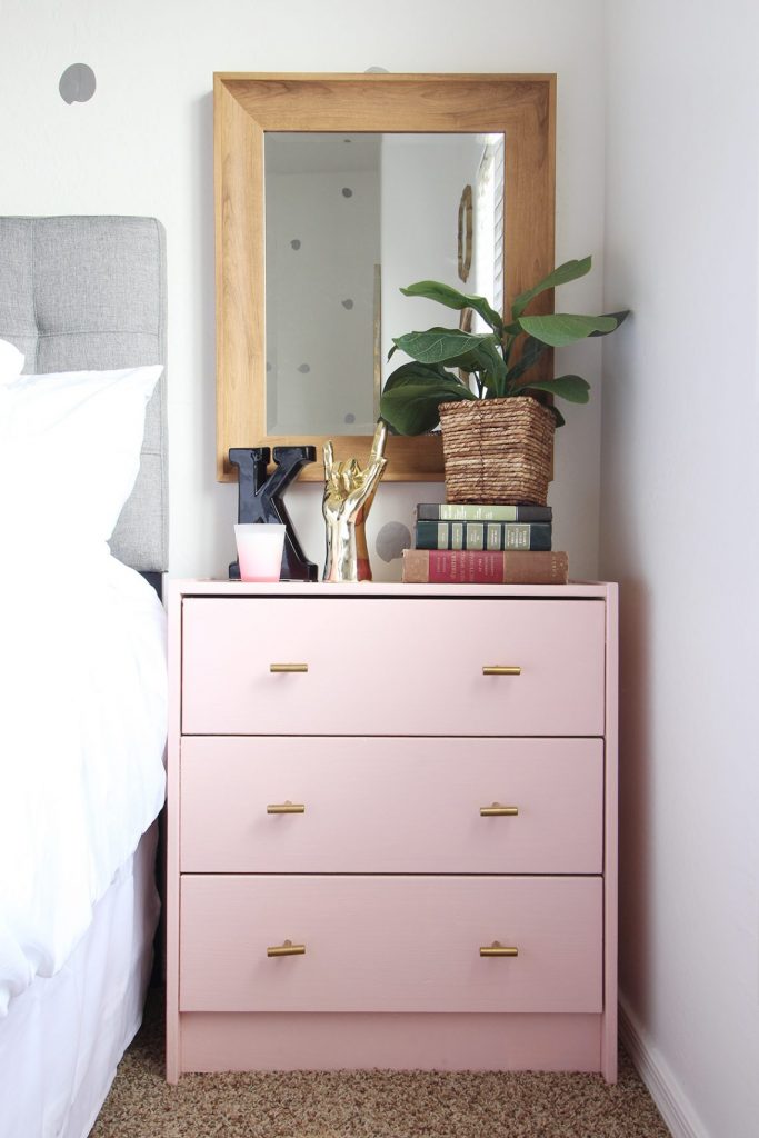 IKEA Rast Nightstand from the Classy Clutter blog