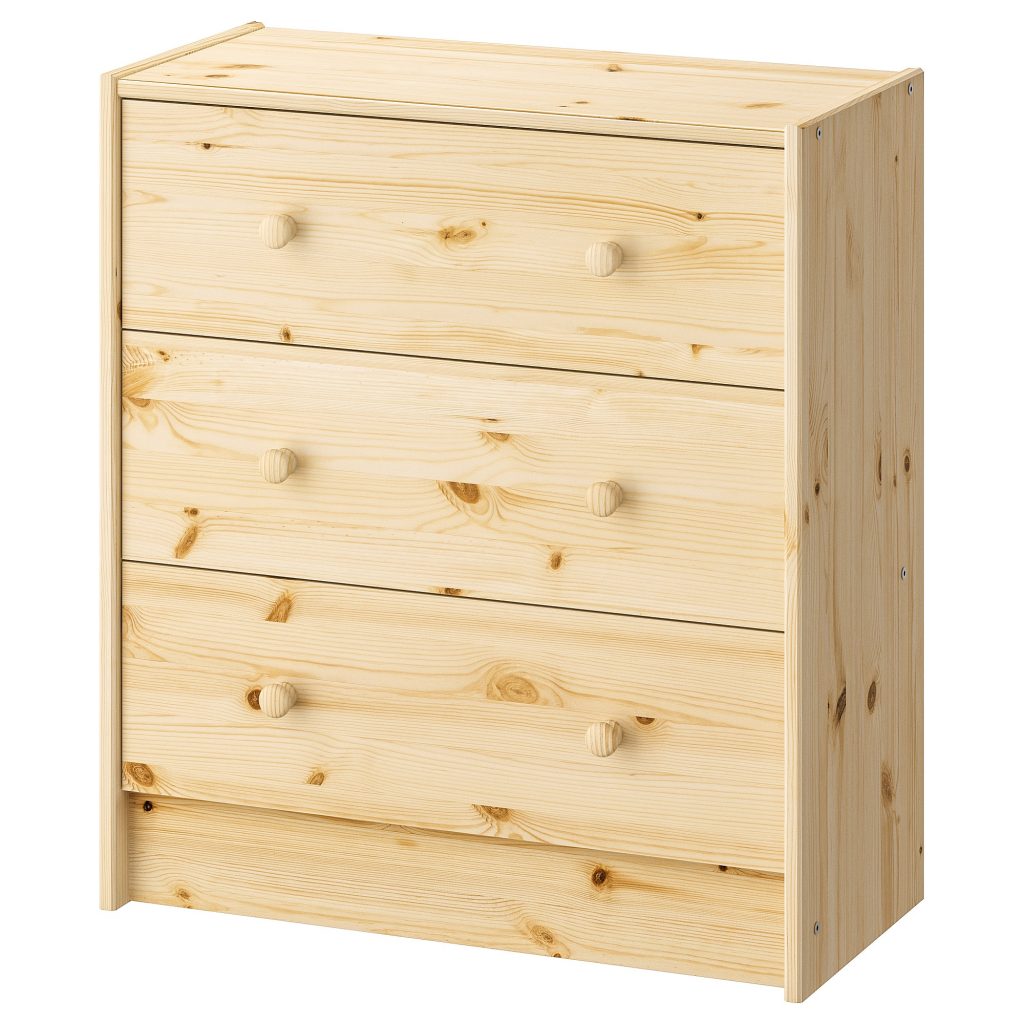 IKEA RAST 3-drawer chest in pine