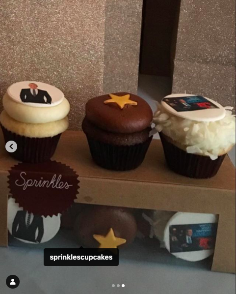 Sprinkles Cupcakes were the favors at Andy Cohen's baby shower