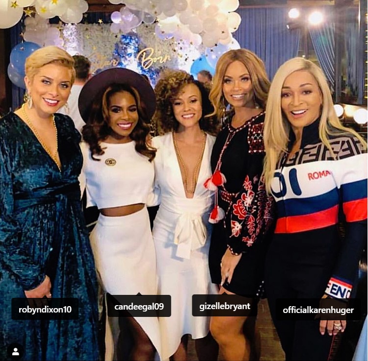 The Real Housewives of Potomac at Andy Cohen's Baby Shower at The Palm in Beverly Hills