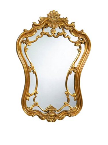 Bassett Mirror Hermosa Wall Mirror in Gold Leaf