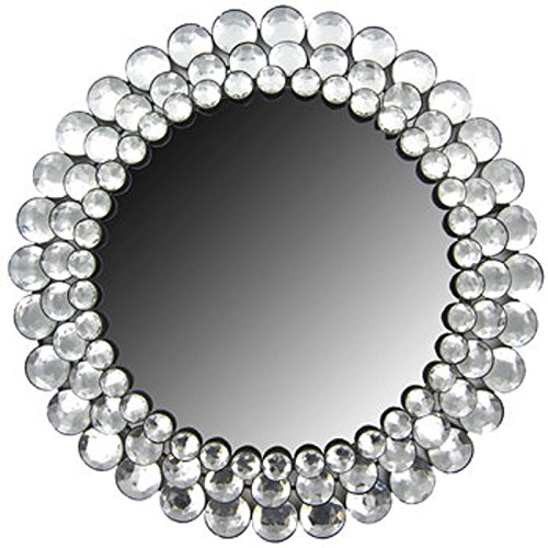 Round Crystal Rhinestone Mirror