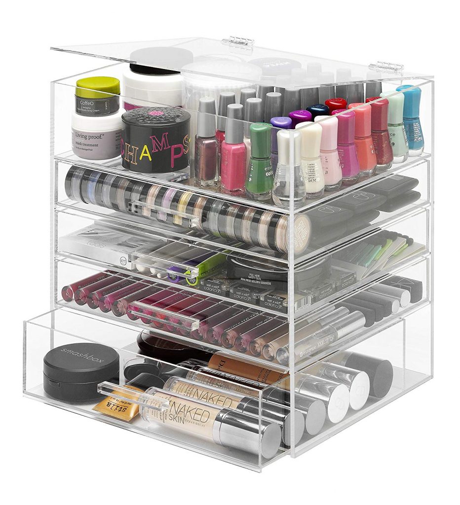 Whitmore 5 Drawer Acrylic Makeup Organizer