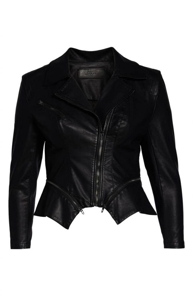 BLANKNYC Faux Leather Moto Jacket