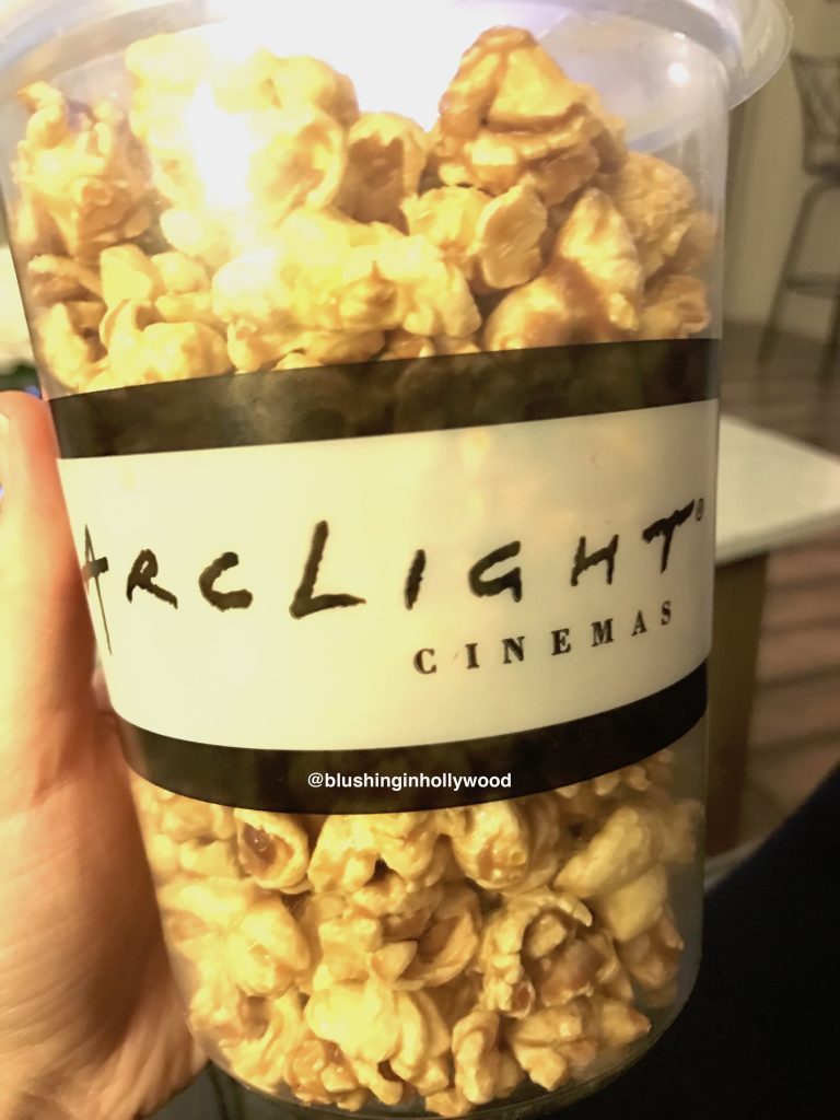 Caramel Popcorn from Arc Light Movie Theater in Hollywood, CA