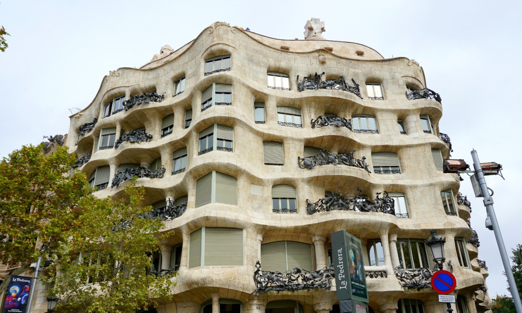 La Pedrera by Gaudi in Barcelona, Spain