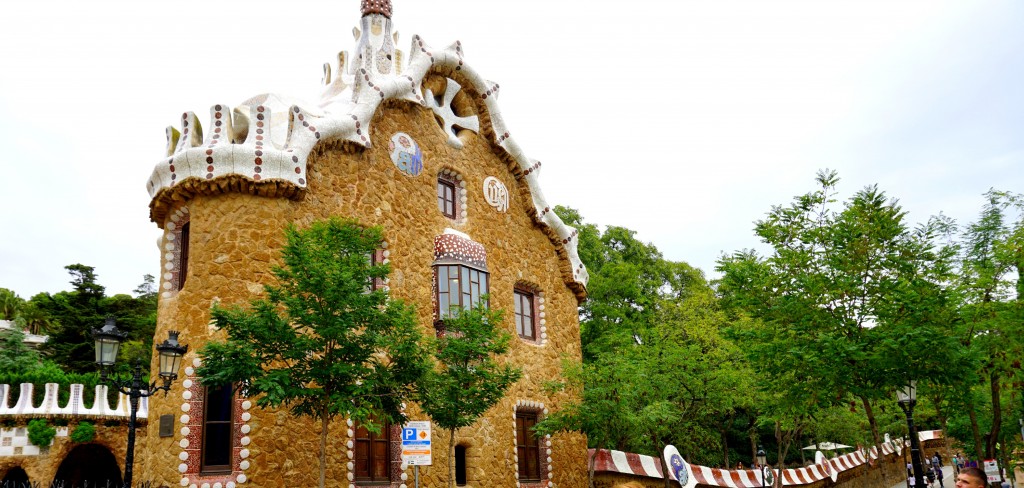 Park Guell in Barcelona, Spain