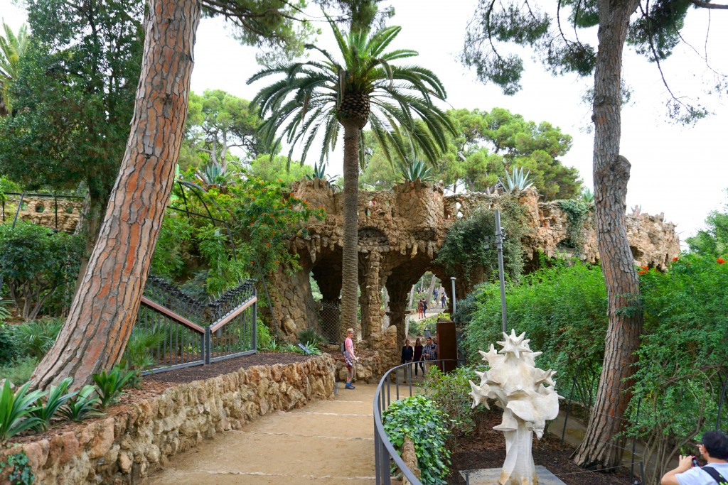 Park Guell in Barcelona, Spain