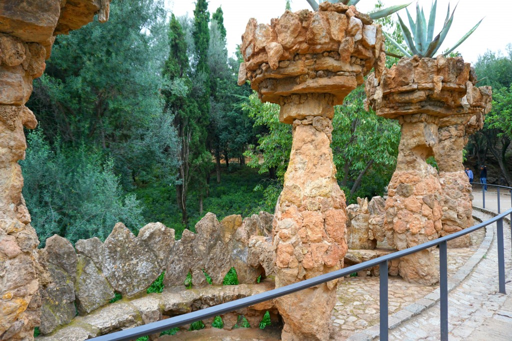 Park Guell in Barcelona, Spain