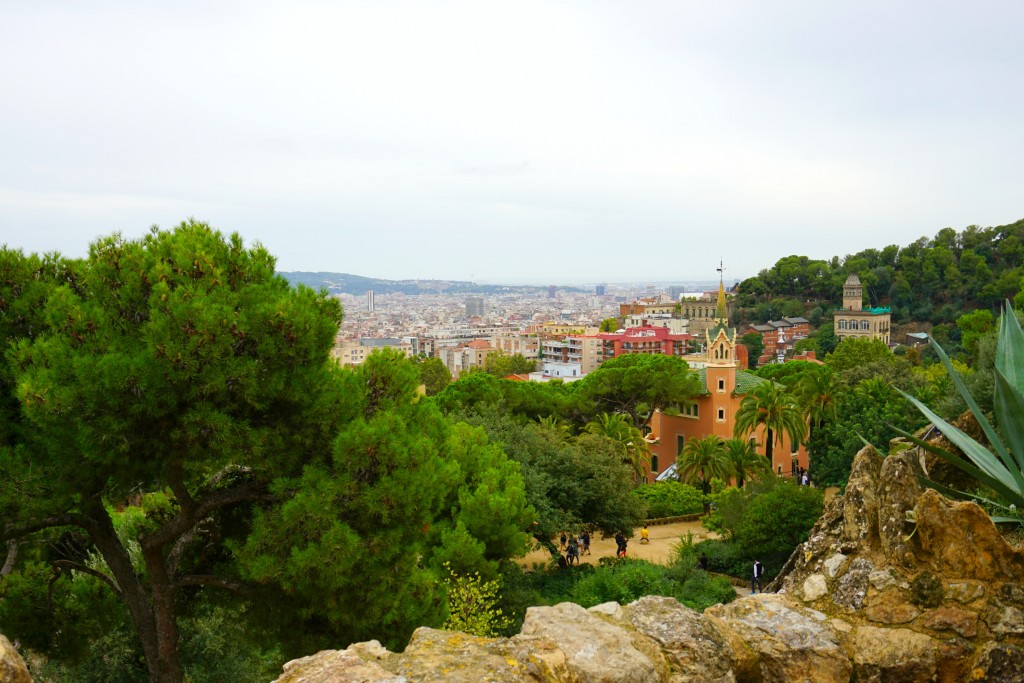 Park Guell in Barcelona, Spain