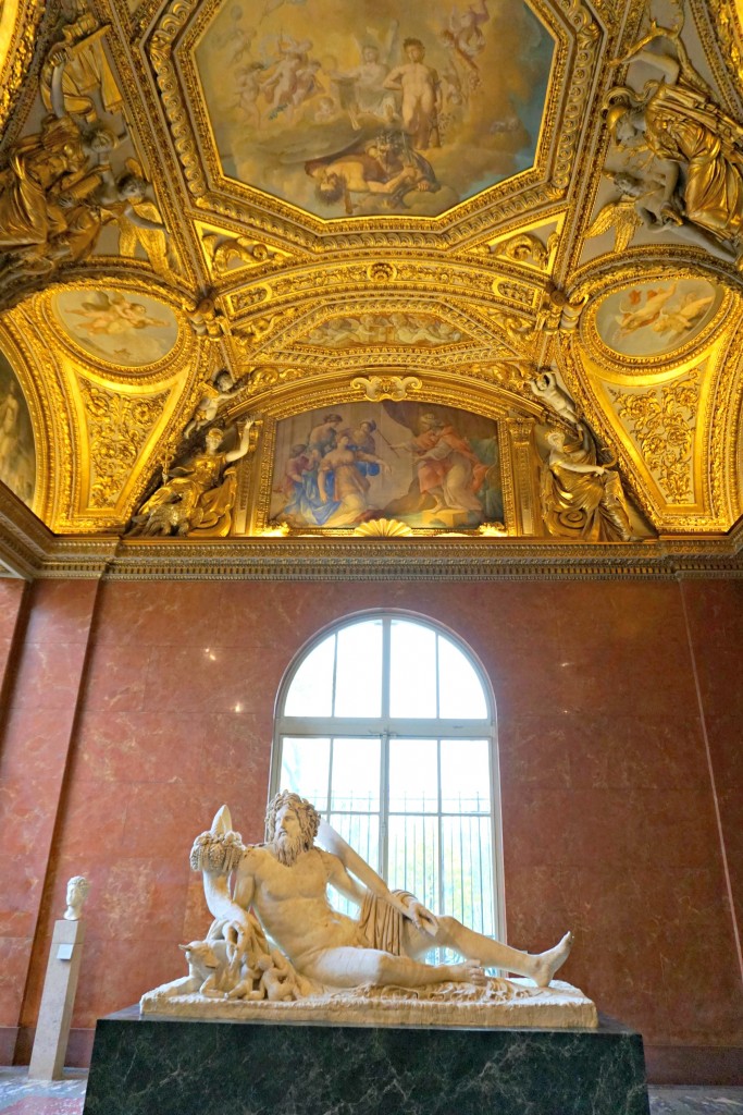 The Louvre in Paris is super GOLD!