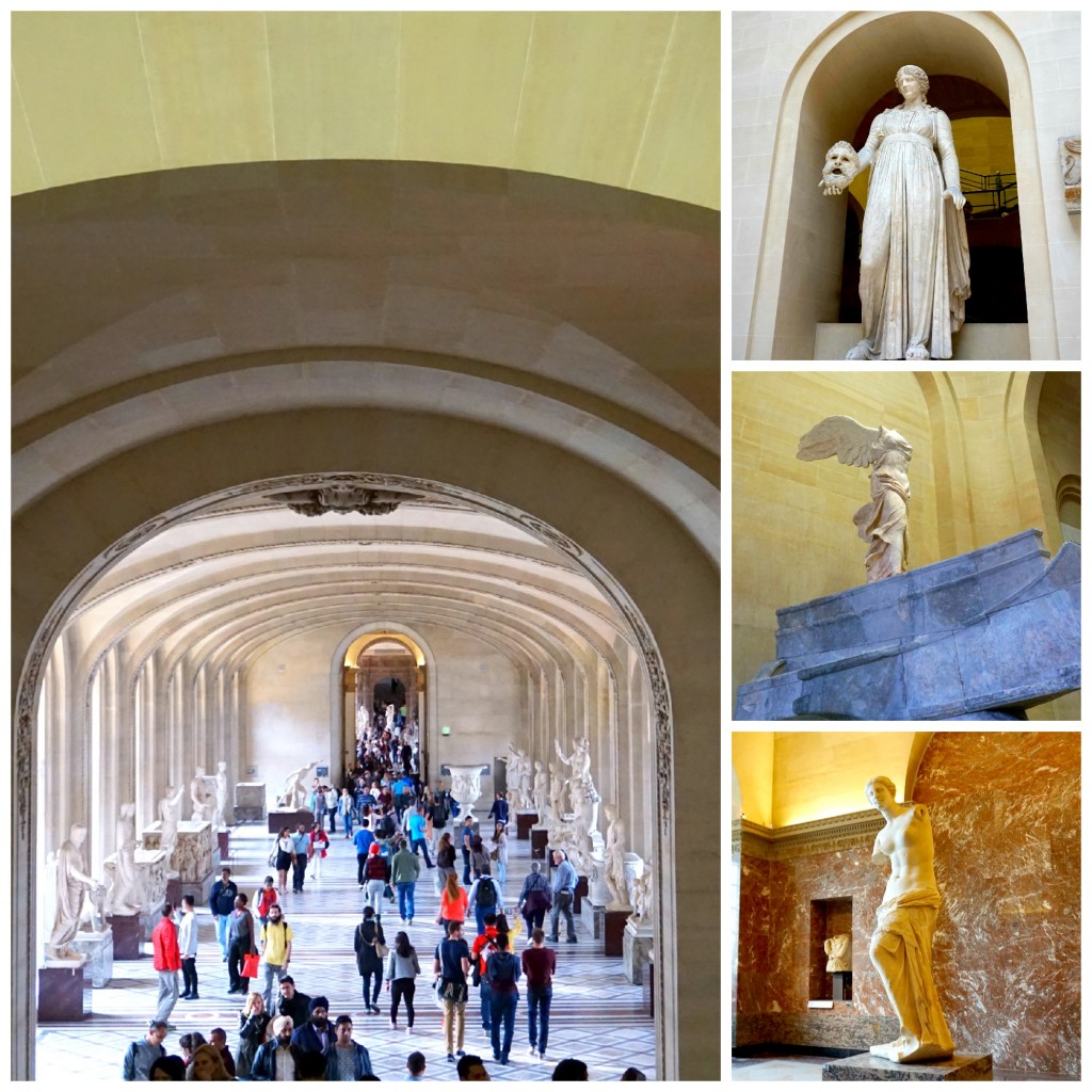 Statues at the Louvre in Paris