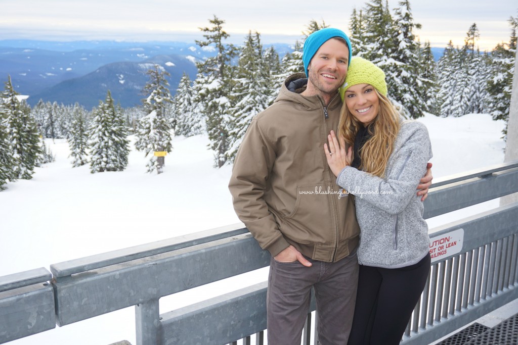 My sister and her fiancé Josh at Timberline Lodge. Are they the cutest couple ever or what?