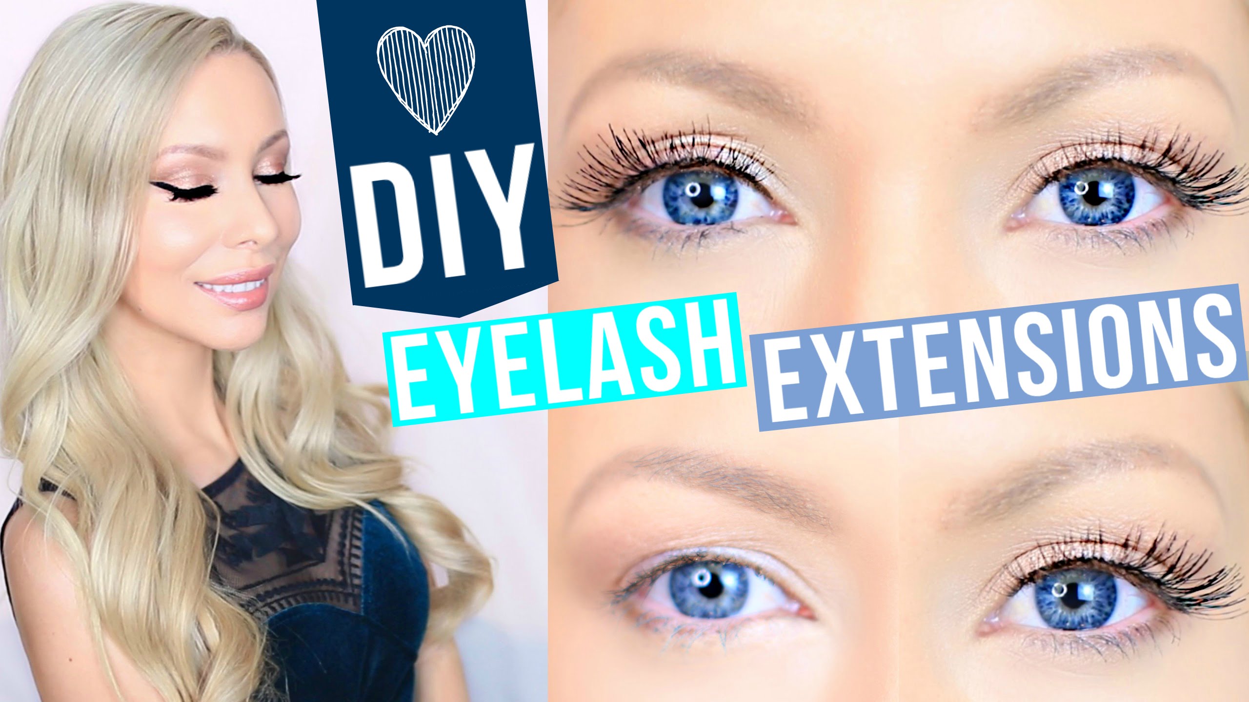 Diy Lash Extensions Blushing In Hollywood