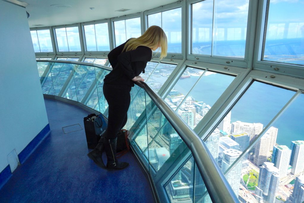 Toronto Top 5 Recommendations looking down from the top of the CN Tower