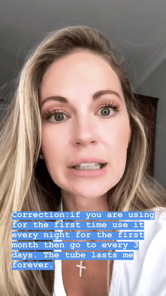 Cameran's recommendations for RevitaLash eyelash serum from her Instagram Story and why she thinks it's worth the price!