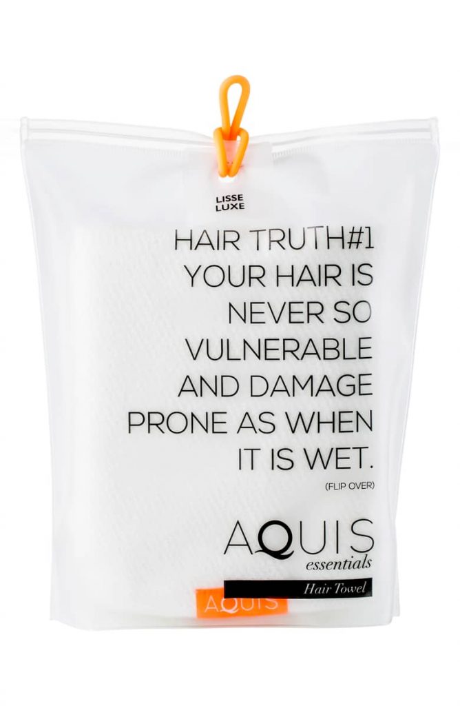 AQUIS Lisse Luxe Desert Rose Hair Towel