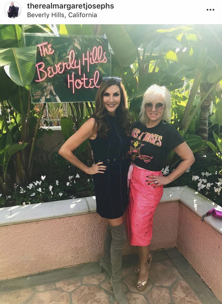 Heather Macdonald and Margaret Josephs at The Beverly Hills Hotel