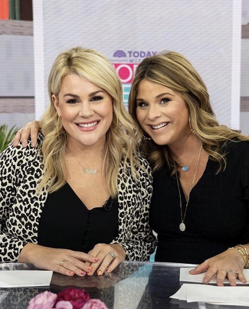 Heather McMahan and Jenna Bush Hager on The Today Show