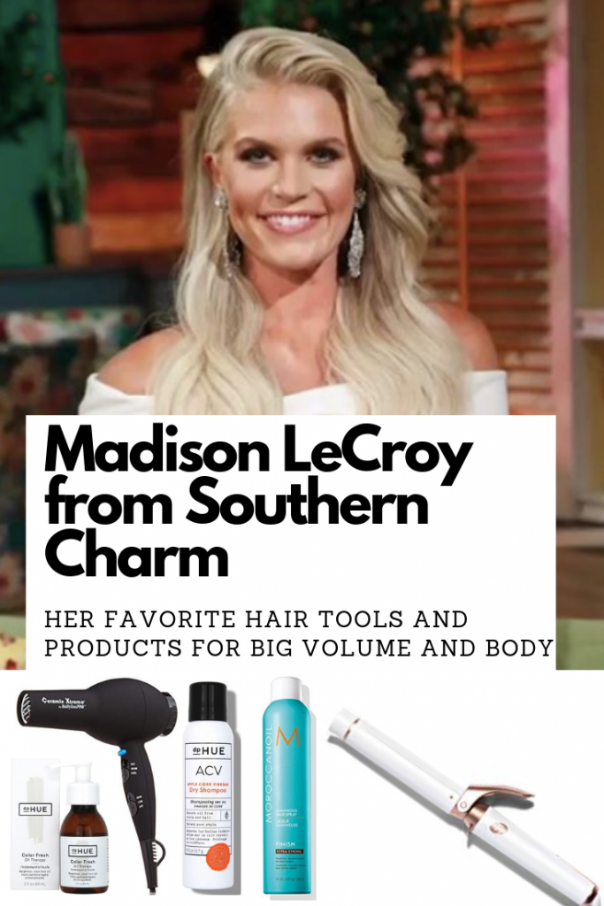 Madison LeCroy from Southern Charm's favorite hairspray, blow dryer, curling iron, and dry shampoo