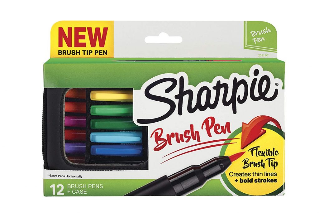 Sharpie Brush Pens for modern calligraphy and hand lettering