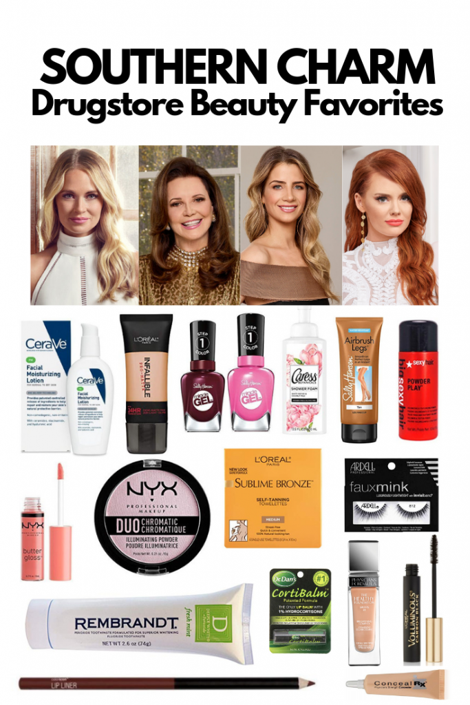 Southern Charm Drugstore and Affordable Makeup and Beauty favorites for Cameran Eubanks Patricia Altschul Naomie Olindo and Kathryn Calhoun Dennis