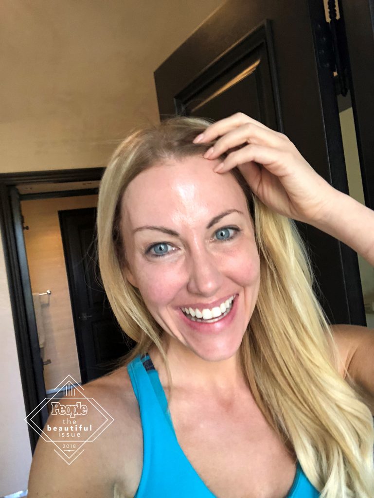 Stephanie Hollman has a great skincare routine which keeps her skin dewy and glowing